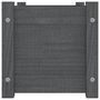 Voir la diapositive 4 : VIDAXL Jardiniere Gris 60x31x31 cm Bois de pin massif