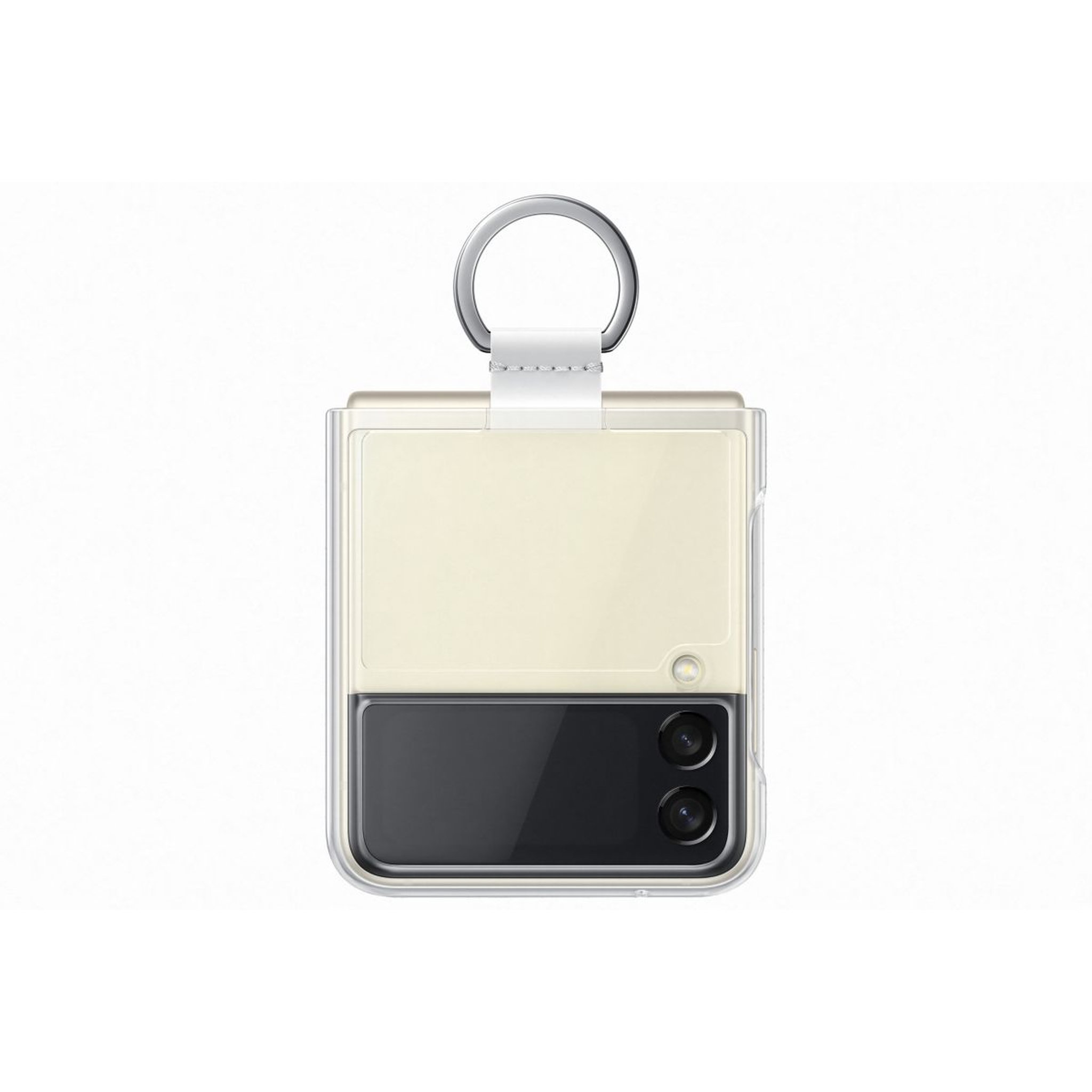 Voir la diapositive 2 : Samsung Coque Z Flip 3 laniere transparent