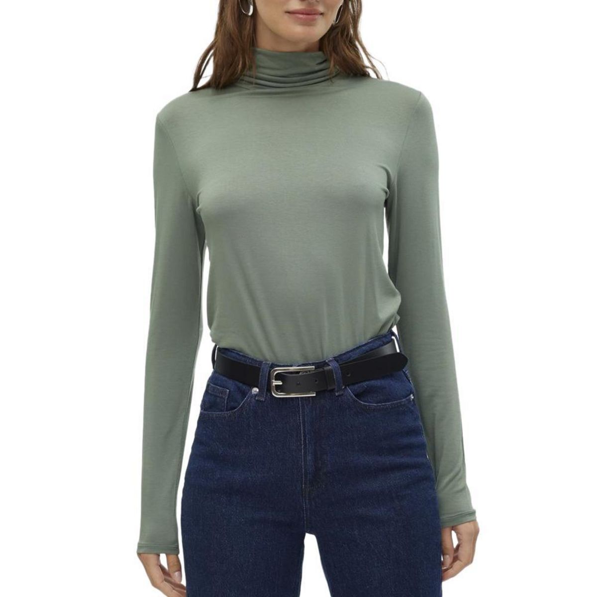 Vero Moda T Shirt Col Roulé  Femme Vero Moda Alberte