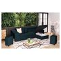 Voir la diapositive 7 : Canapé d'angle convertible réversible 5 places avec niche de rangement fixe à droite tissu STYL 