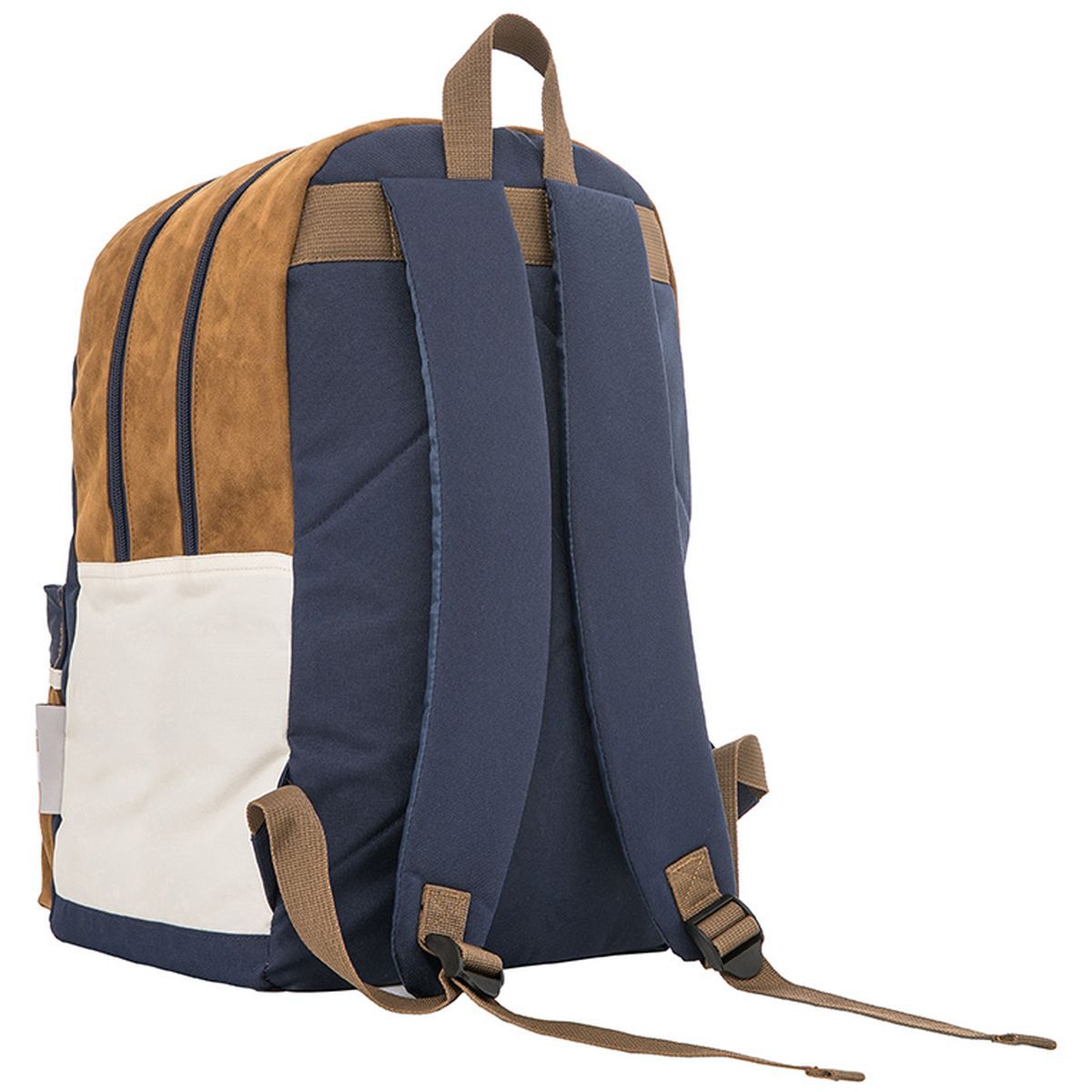 CHEVIGNON Sac à dos 2 compartiments bleu et camel