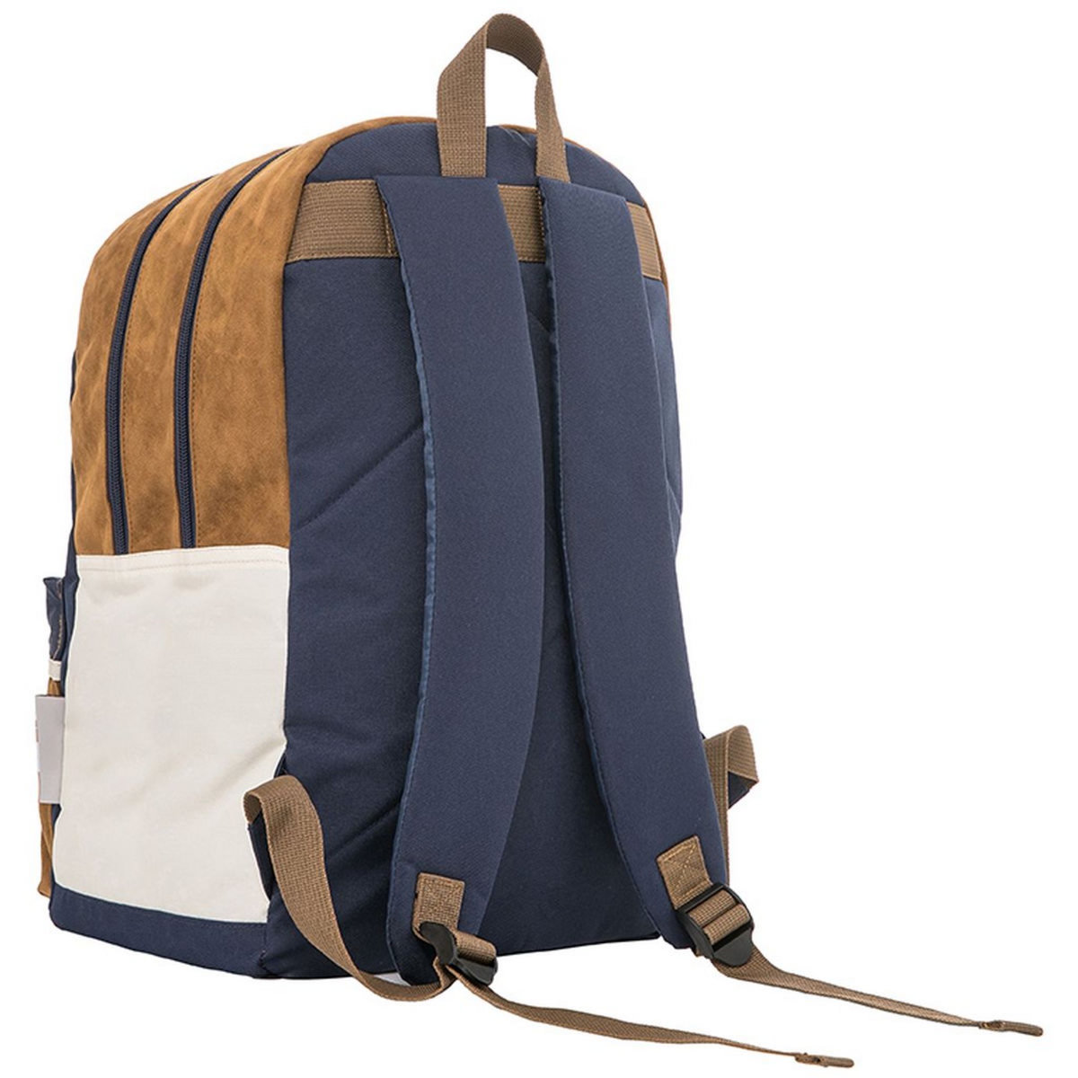 CHEVIGNON Sac à dos 2 compartiments bleu et camel