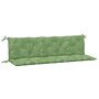 Voir la diapositive 2 : VIDAXL Coussins de banc jardin lot de 2 motif de feuilles tissu Oxford