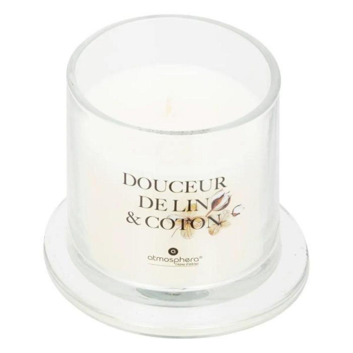 ATMOSPHERA Bougie Parfumée  Oudy  240g Douceur de Lin