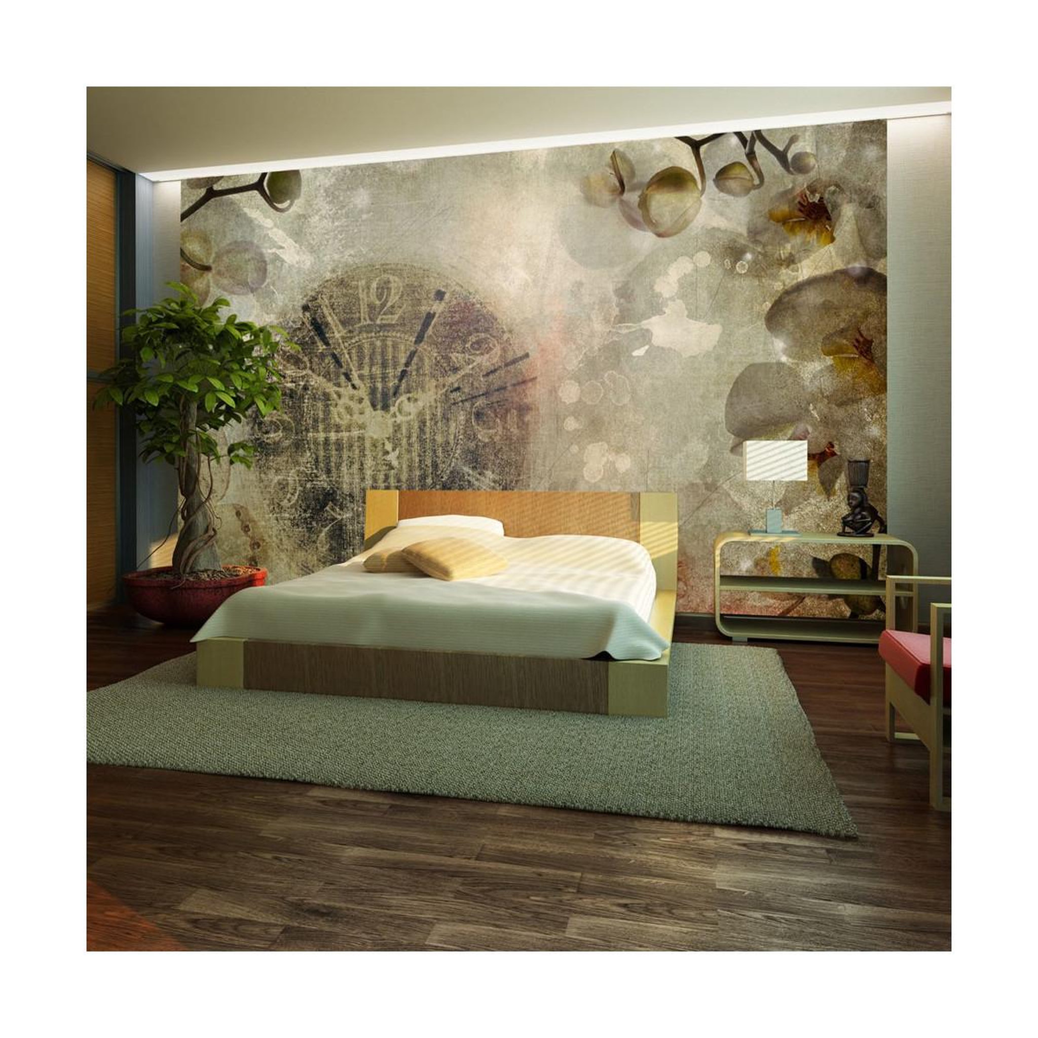 Paris Prix Papier peint  horloge vintage ii  450x270cm