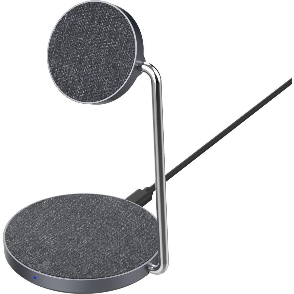 ADEQWAT Chargeur stand compatible Qi2/MagSafe 2 en 1 15W