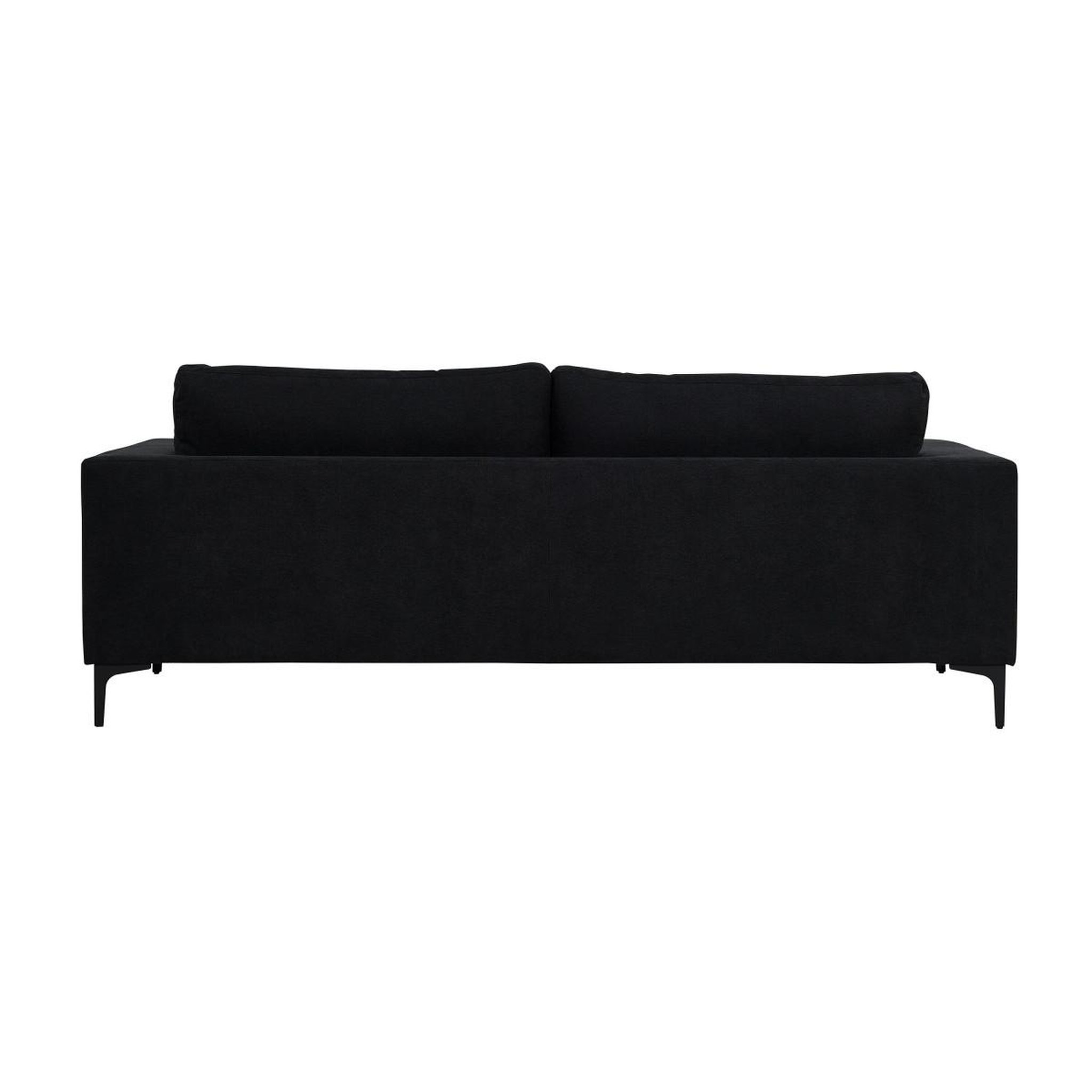 Voir la diapositive 3 : Paris Prix Canapé 3 places en velours  bolero  215cm noir