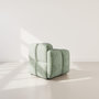 Voir la diapositive 5 : LISA DESIGN Grace - module d'assise gauche en velours texturé