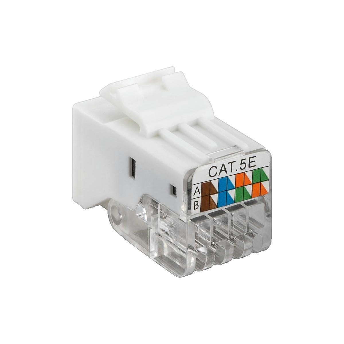GOOBAY Module Keystone RJ45 CAT 5e Goobay Blanc