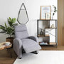 Voir la diapositive 2 : The Home Deco Factory Fauteuil relax multiposition Odda - Gris