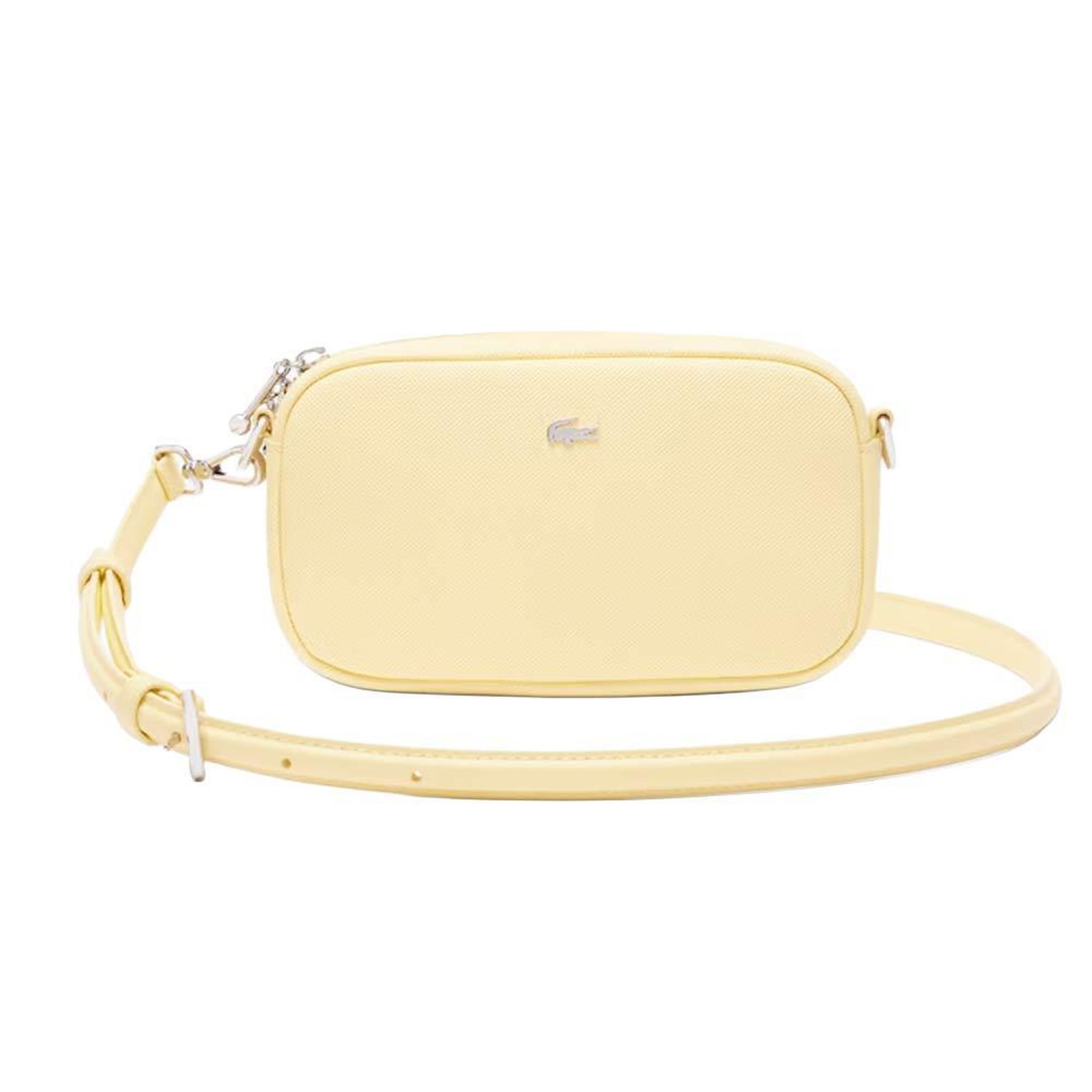 Voir la diapositive 2 : Lacoste Sac à bandoulière jaune femme lacoste