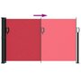Voir la diapositive 5 : VIDAXL Auvent lateral retractable rouge 120x600 cm