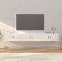 Voir la diapositive 1 : VIDAXL Meubles TV muraux 3 pcs blanc brillant 100x34,5x40 cm