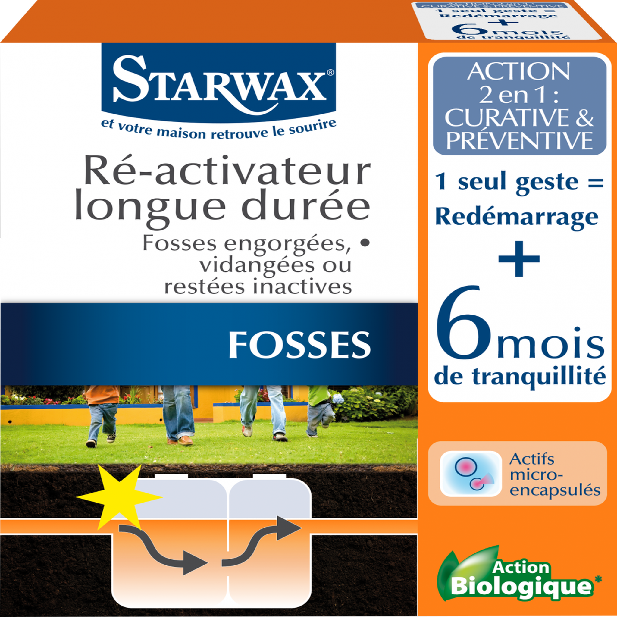 Starwax Traitement réactiveur biologique micro capsules 500 g STARWAX 0.5 kg