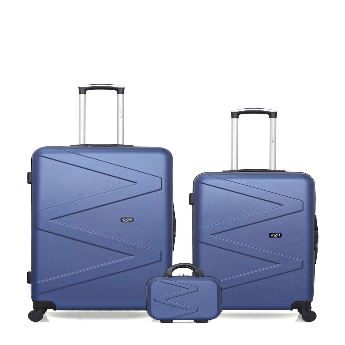 WAVE PARIS WAVE PARIS - Lot de 3 - Valise grand format, valise weekend et vanity AMAZONE