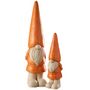 Voir la diapositive 3 : Paris Prix Statue Lutin Extérieur  Pasquale  61cm Orange