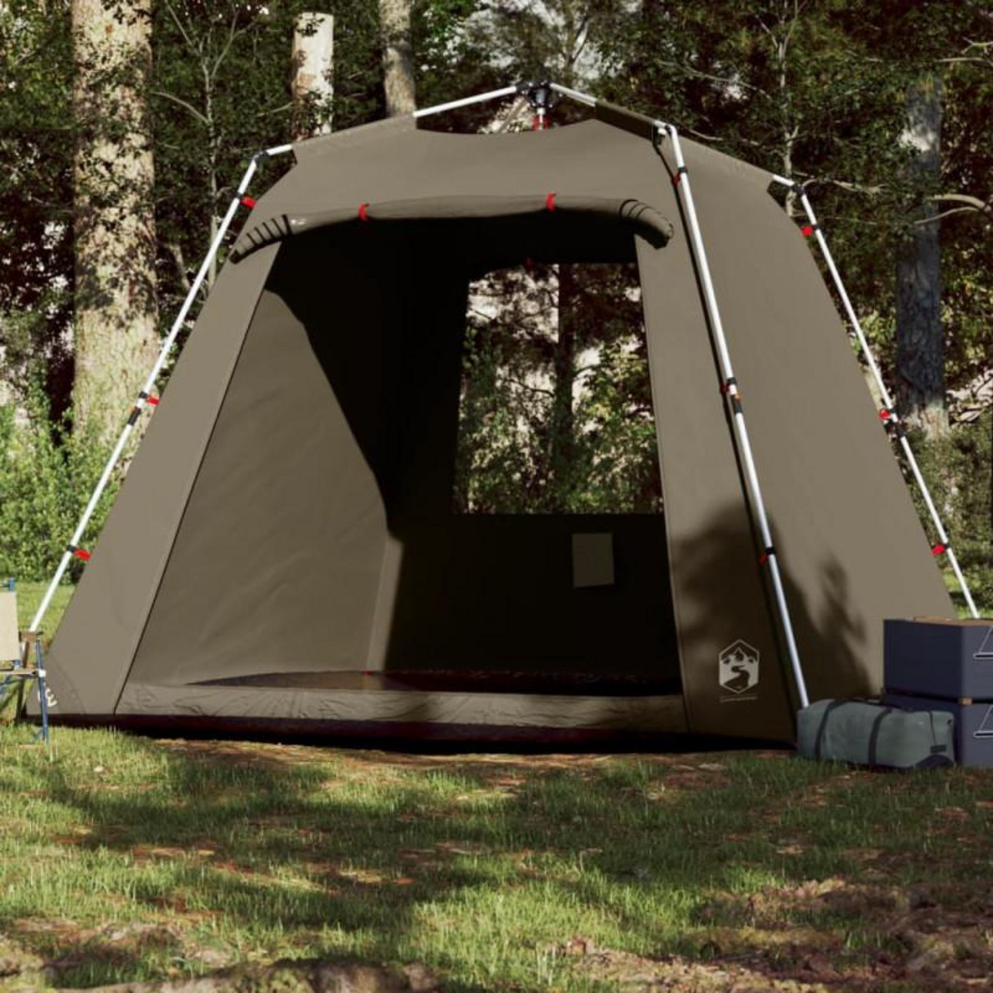 Tente de pêche imperméable - vidaXL - 2 personnes - Vert olive