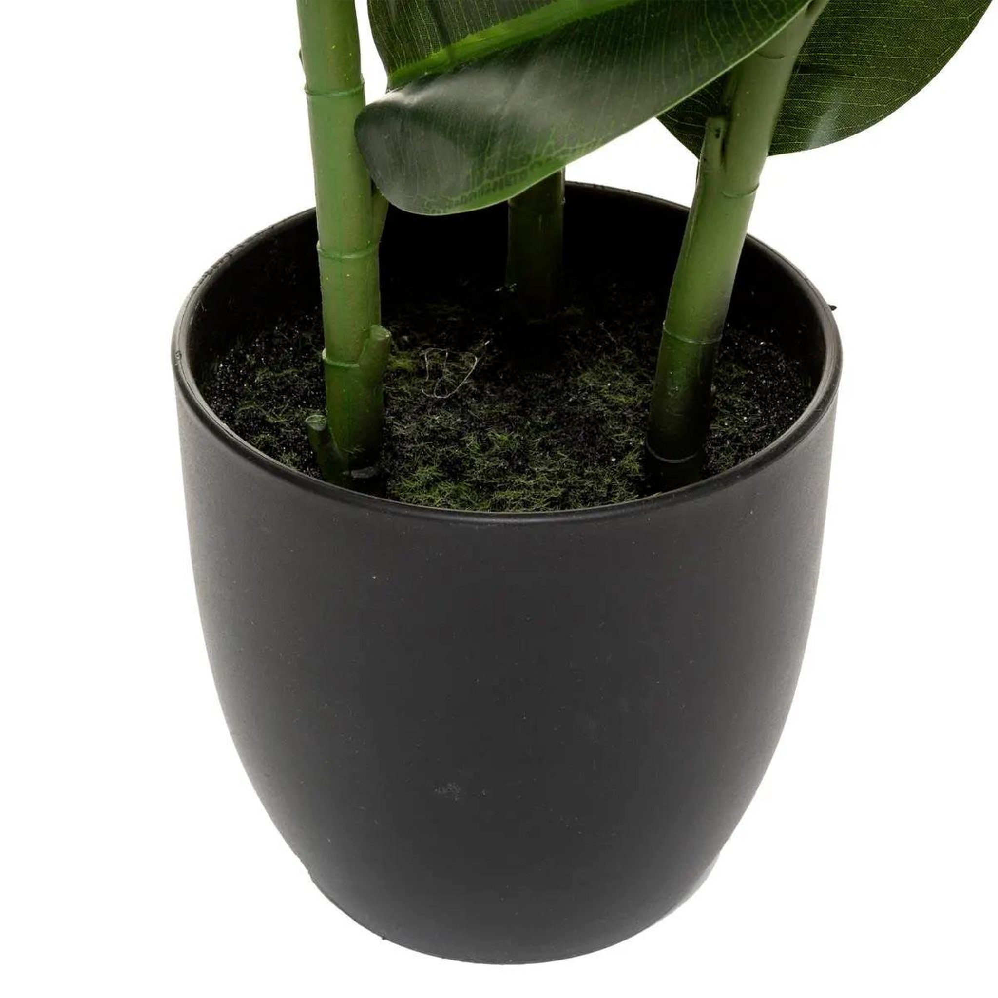 Voir la diapositive 3 : ATMOSPHERA Plante artificielle  ficus robusta  120cm vert