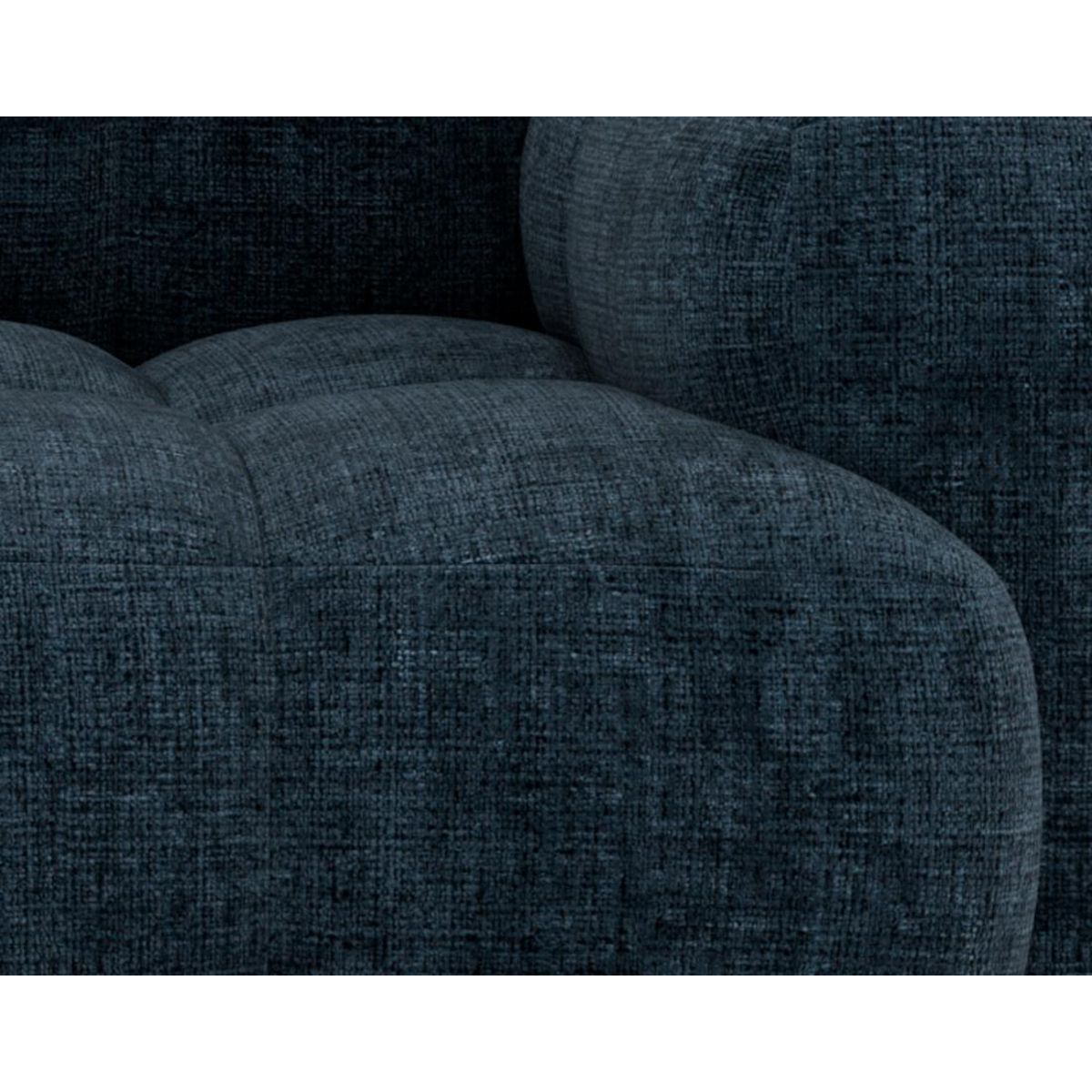 LISA DESIGN Grace - canapé modulable 3 places en velours texturé