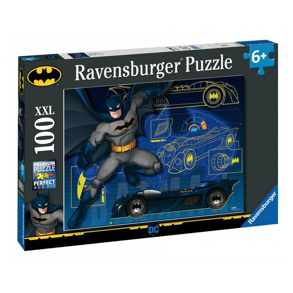 RAVENSBURGER Puzzle 100 p xxl - la batmobile / batman
