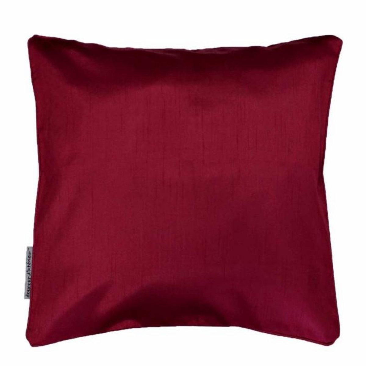 Paris Prix Housse de Coussin  Shana  40x40cm Bordeaux