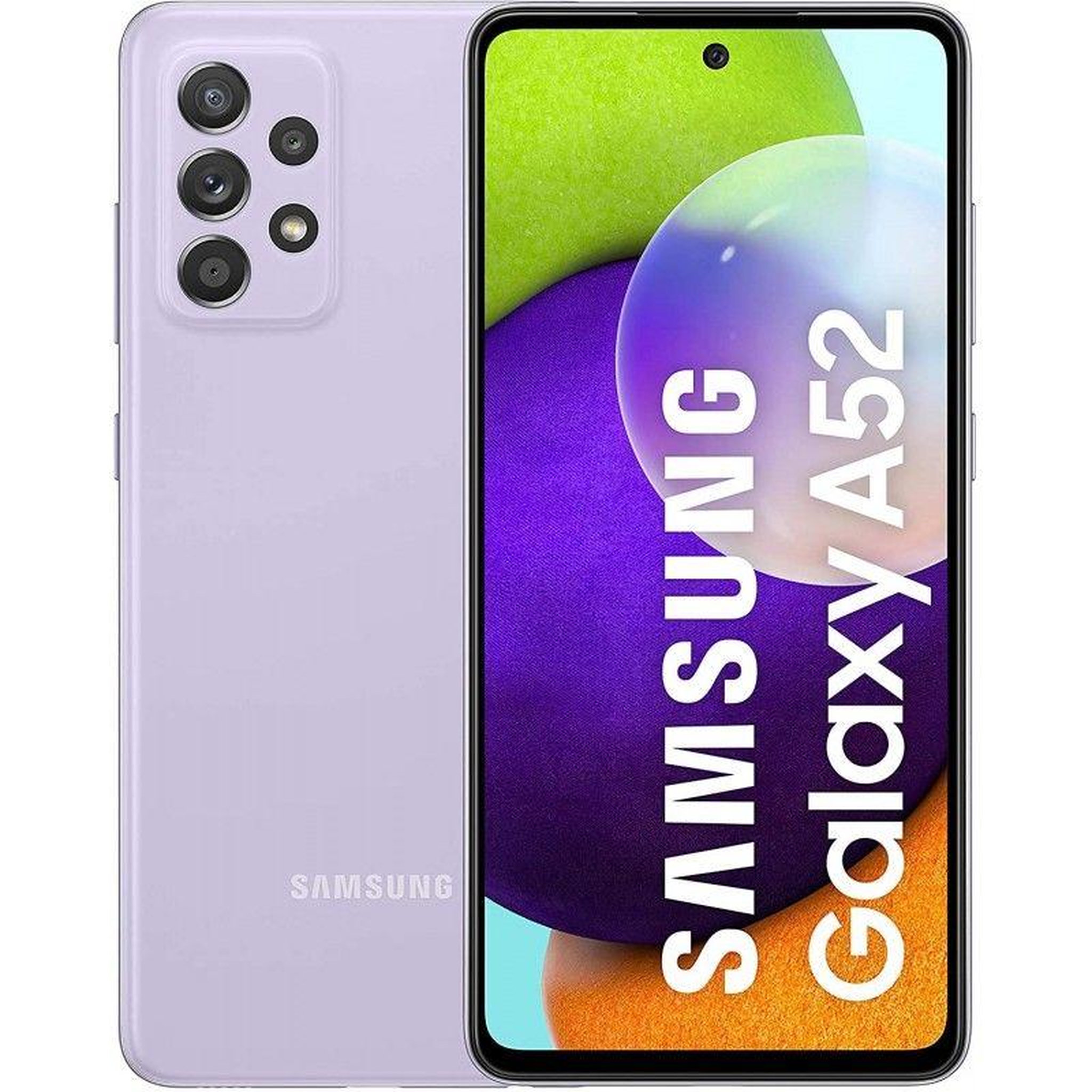 Voir la diapositive 1 : Samsung Samsung Galaxy A52 4G (dual sim) Reconditionné 128 Go - Grade A - Violet