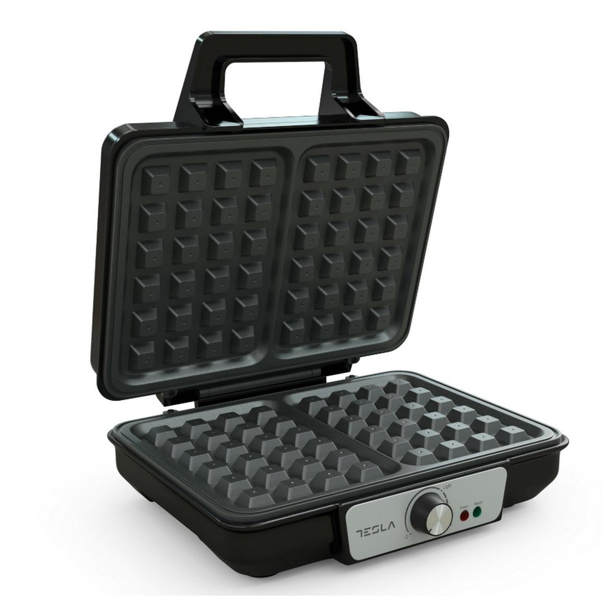Voir la diapositive 3 : TESLA Gaufrier 1000w inox - WM200BX