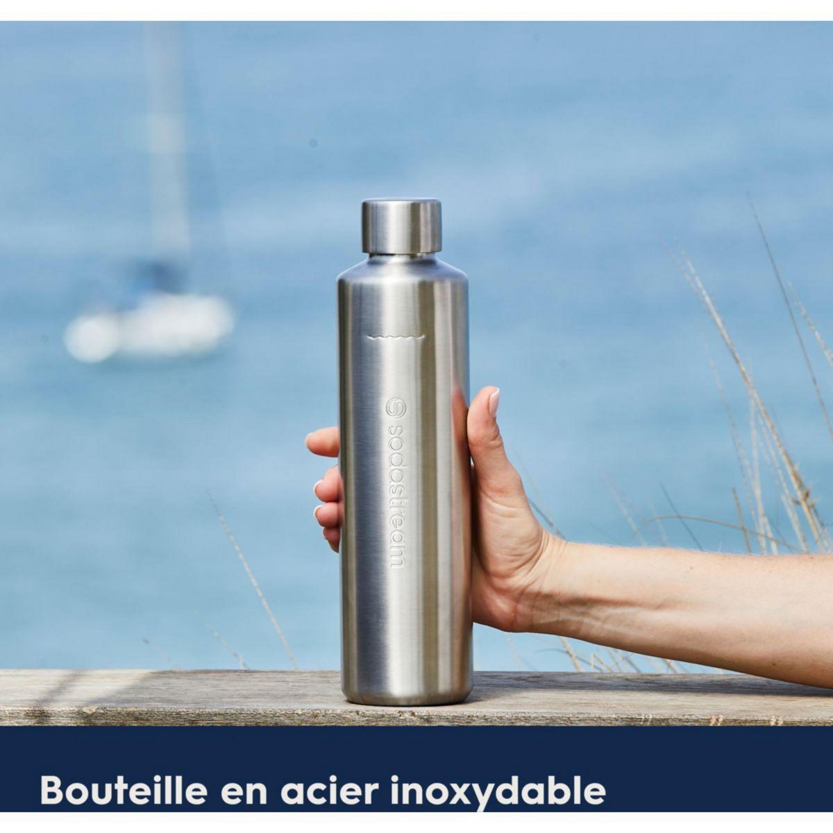 SODASTREAM Bouteille 0.8L Métal DUO Isotherme