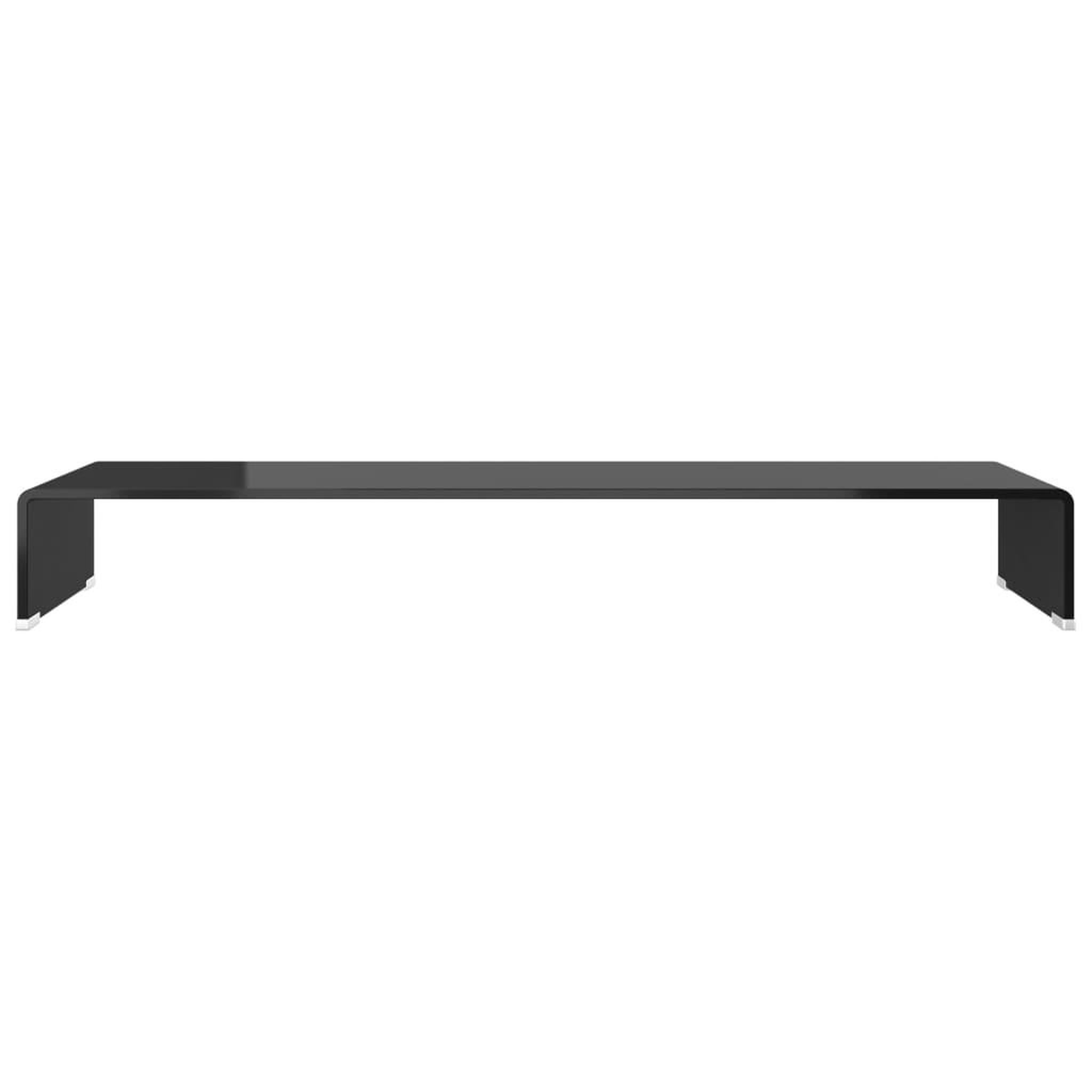 Voir la diapositive 3 : VIDAXL Meuble TV/support pour moniteur 100x30x13 cm verre noir