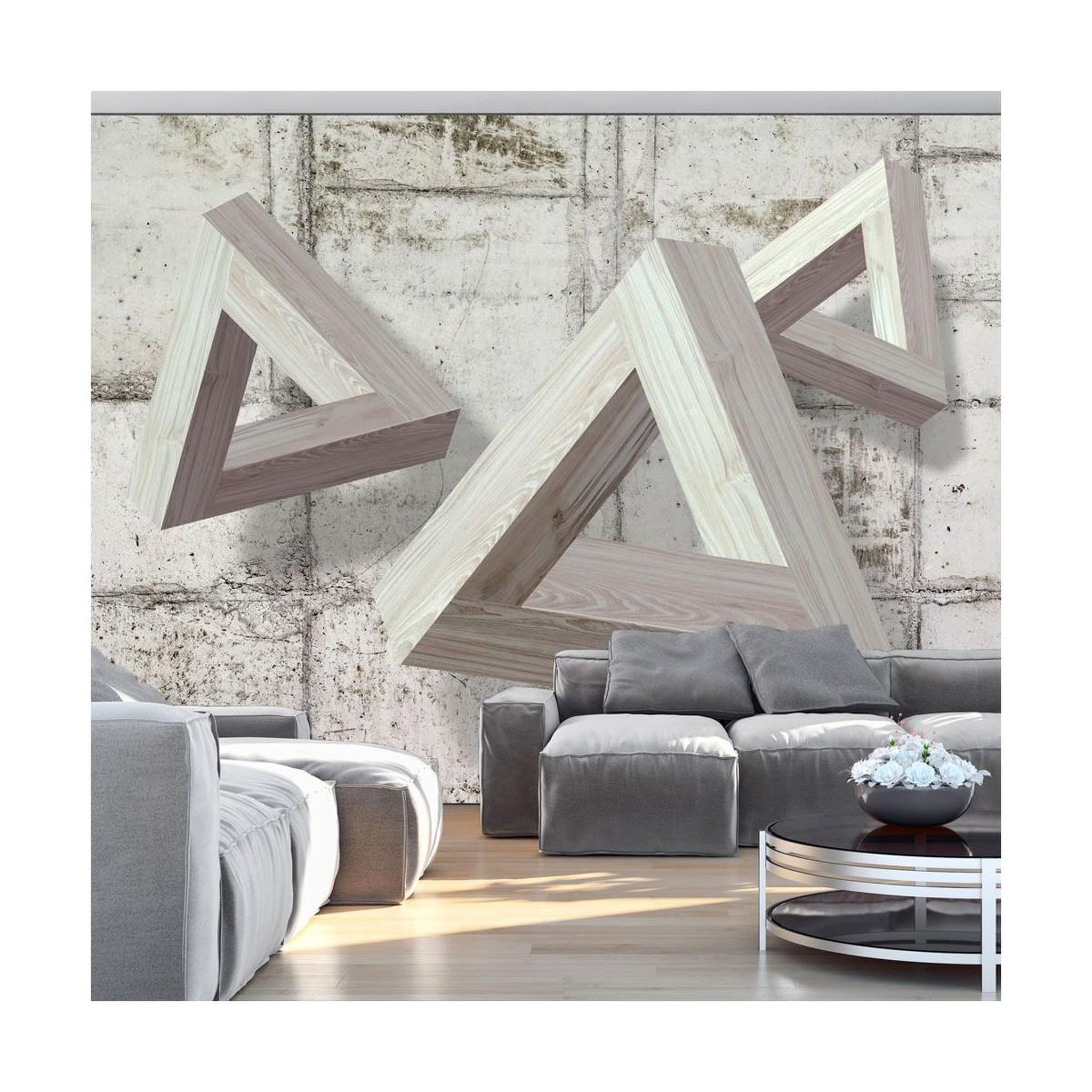 Paris Prix Papier peint  grey trio. Coloris disponibles : Multicolore