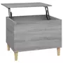 VIDAXL Table basse Sonoma gris 60x44,5x45 cm Bois d'ingenierie