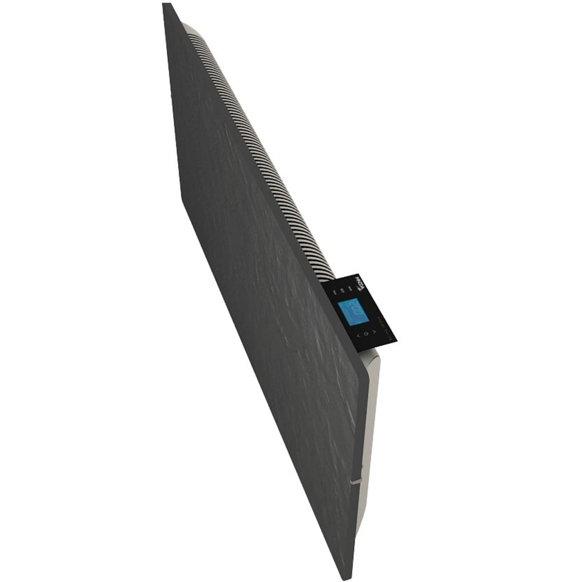 MAZDA Radiateur électrique 2000W pierre naturelle Dual Kherr - Ardoise noire