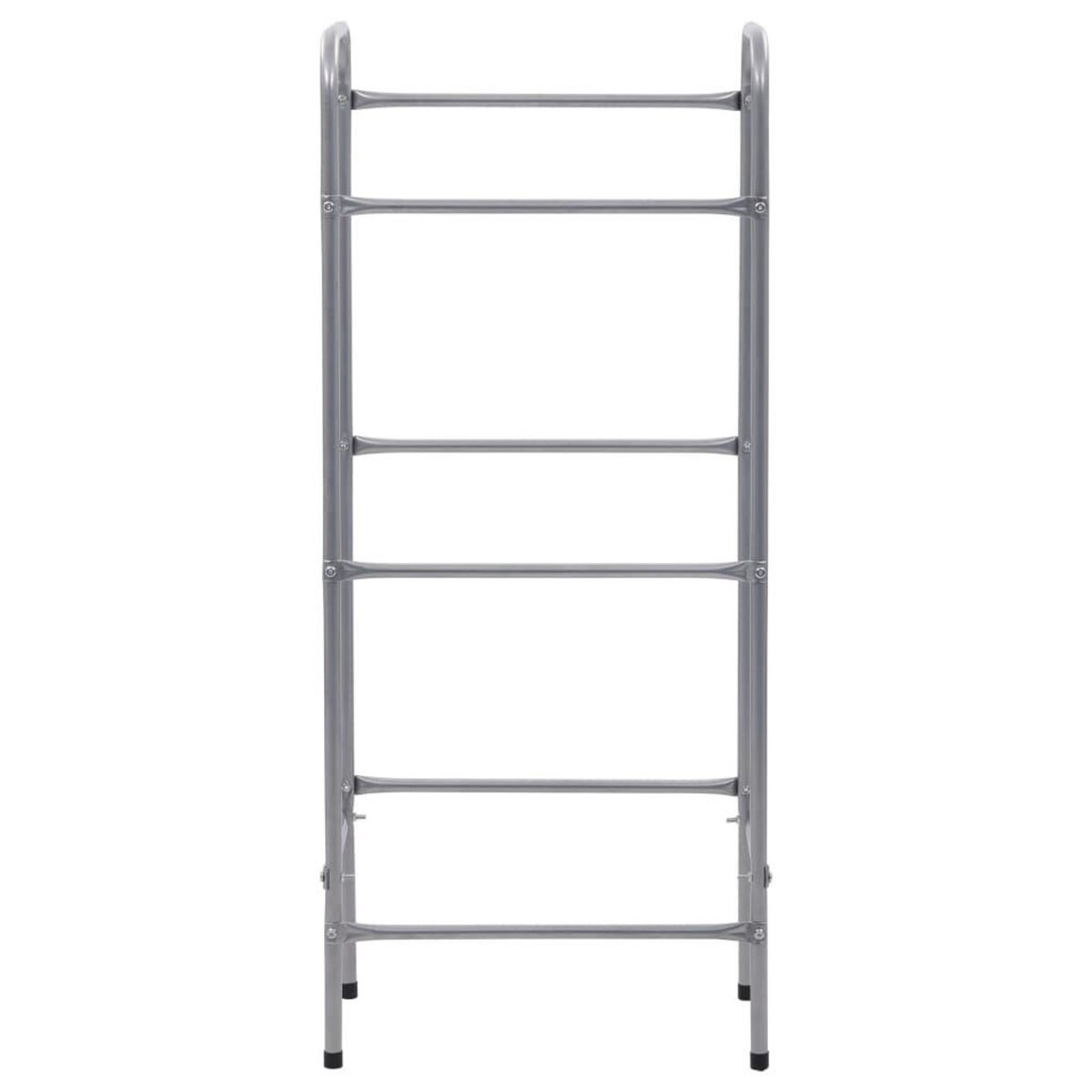 VIDAXL Etagere de rangement pour 3 caisses Argente 50x33x116 cm Acier