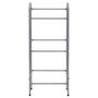 Voir la diapositive 3 : VIDAXL Etagere de rangement pour 3 caisses Argente 50x33x116 cm Acier