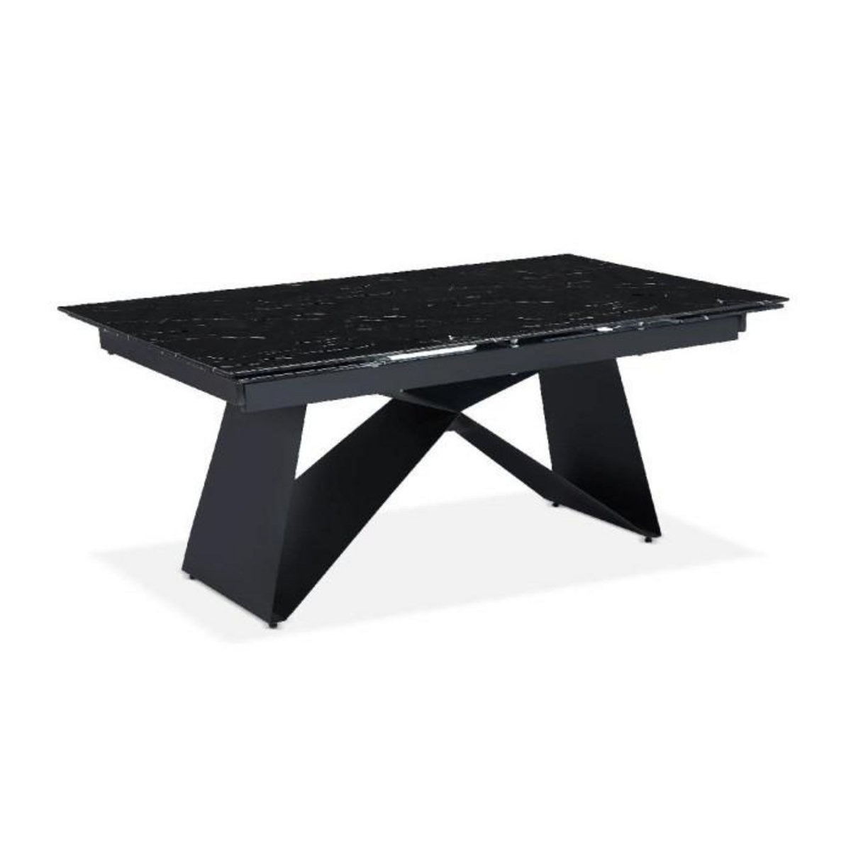 Paris Prix Table de Repas Extensible  Nayla  180-260cm Noir