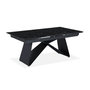 Voir la diapositive 1 : Paris Prix Table de Repas Extensible  Nayla  180-260cm Noir
