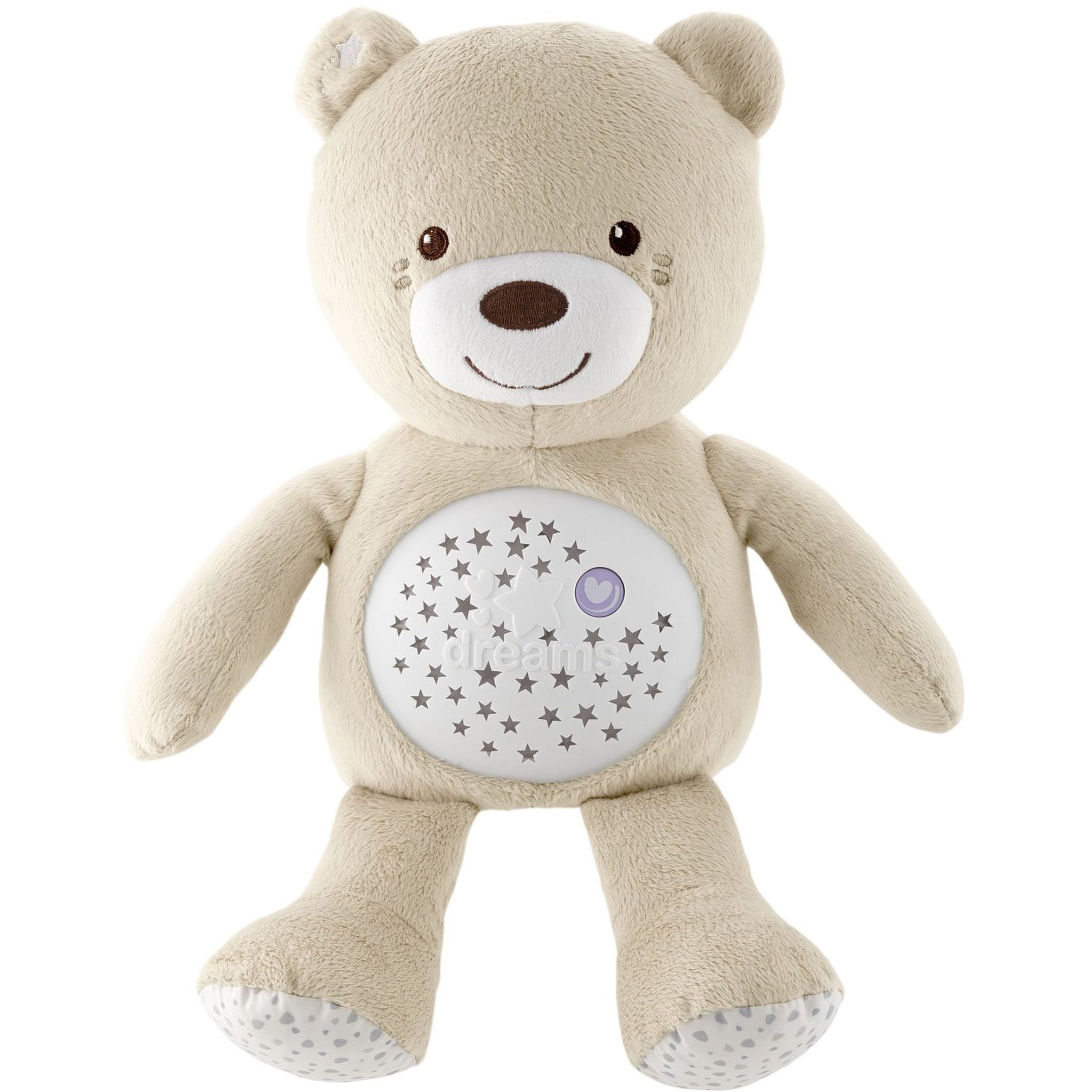 CHICCO Ourson projecteur baby bear neutre interactif