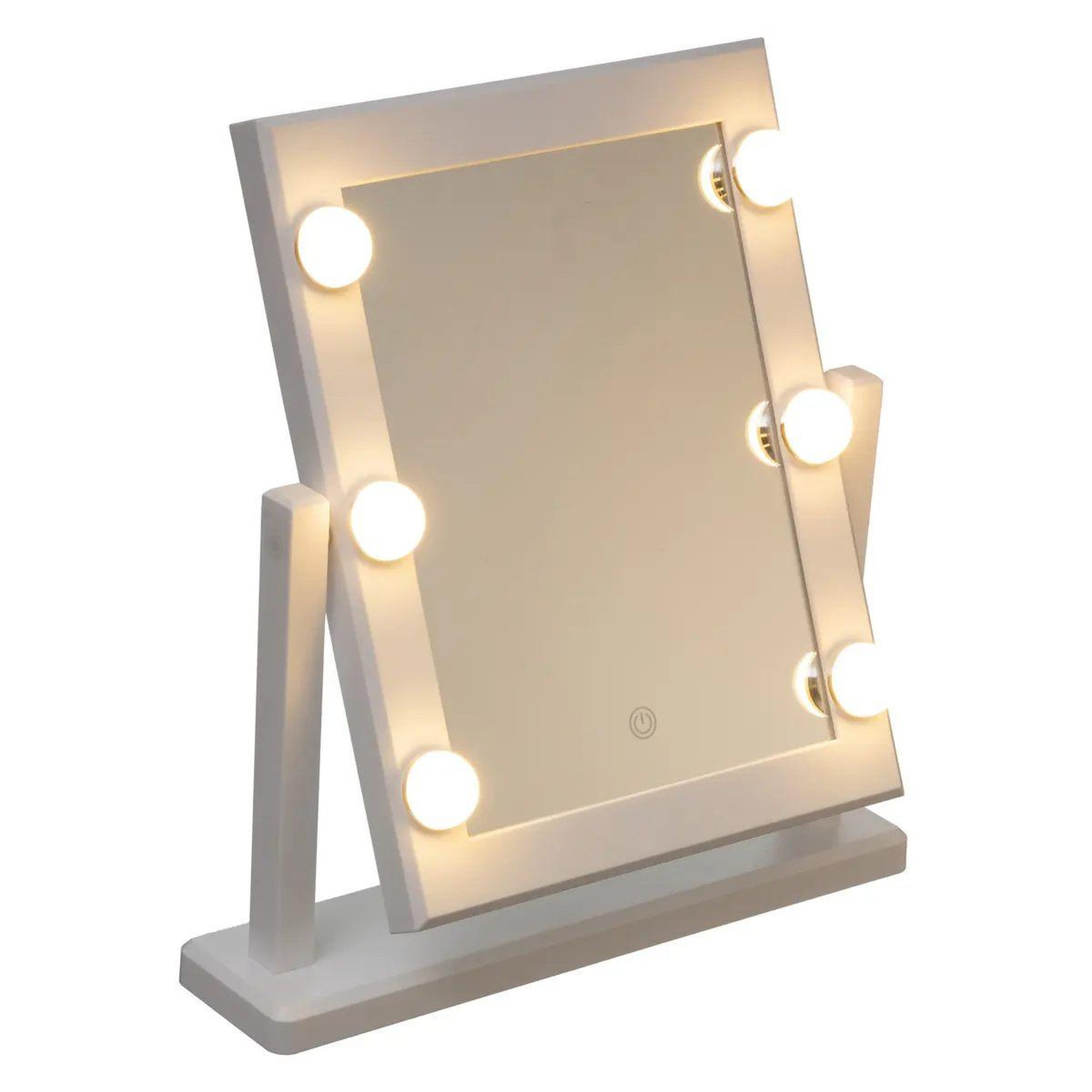 Voir la diapositive 2 : FIVE Miroir led à poser  hollywood  40cm blanc