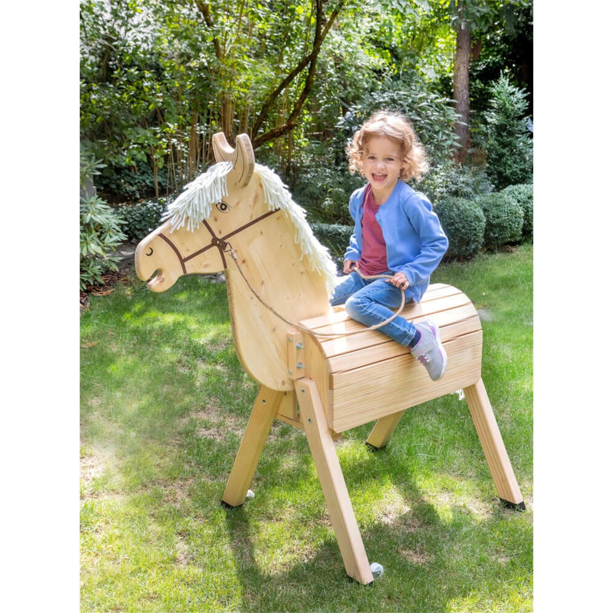 Voir la diapositive 6 : OUTDOOR ACTIVE Le cheval de jardin Monty