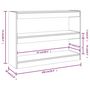 Voir la diapositive 6 : VIDAXL Bibliotheque/Separateur de piece Noir 100x30x72 cm