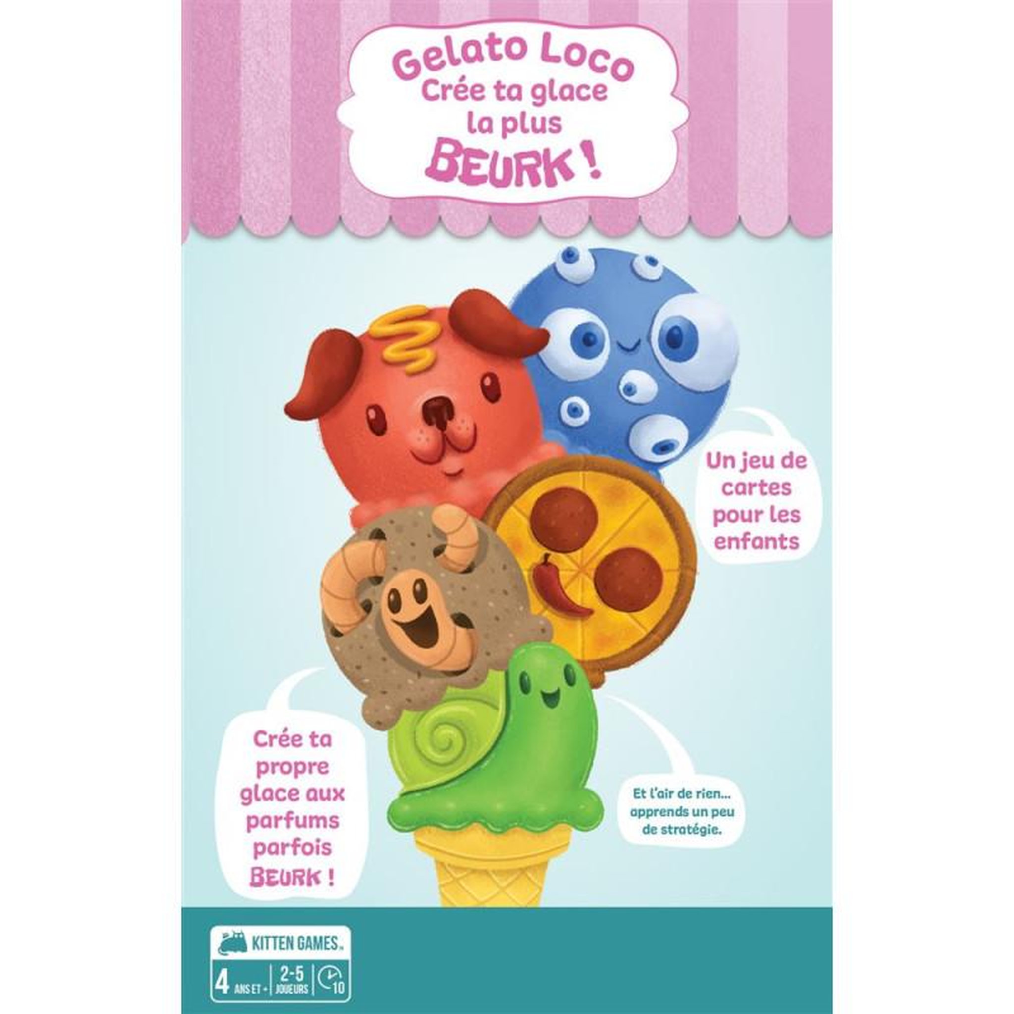 Voir la diapositive 1 : Asmodee Jeu d'ambiance Asmodee Gelato Loco