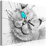 Voir la diapositive 1 : Paris Prix Tableau Imprimé  Happy Look Wide Blue