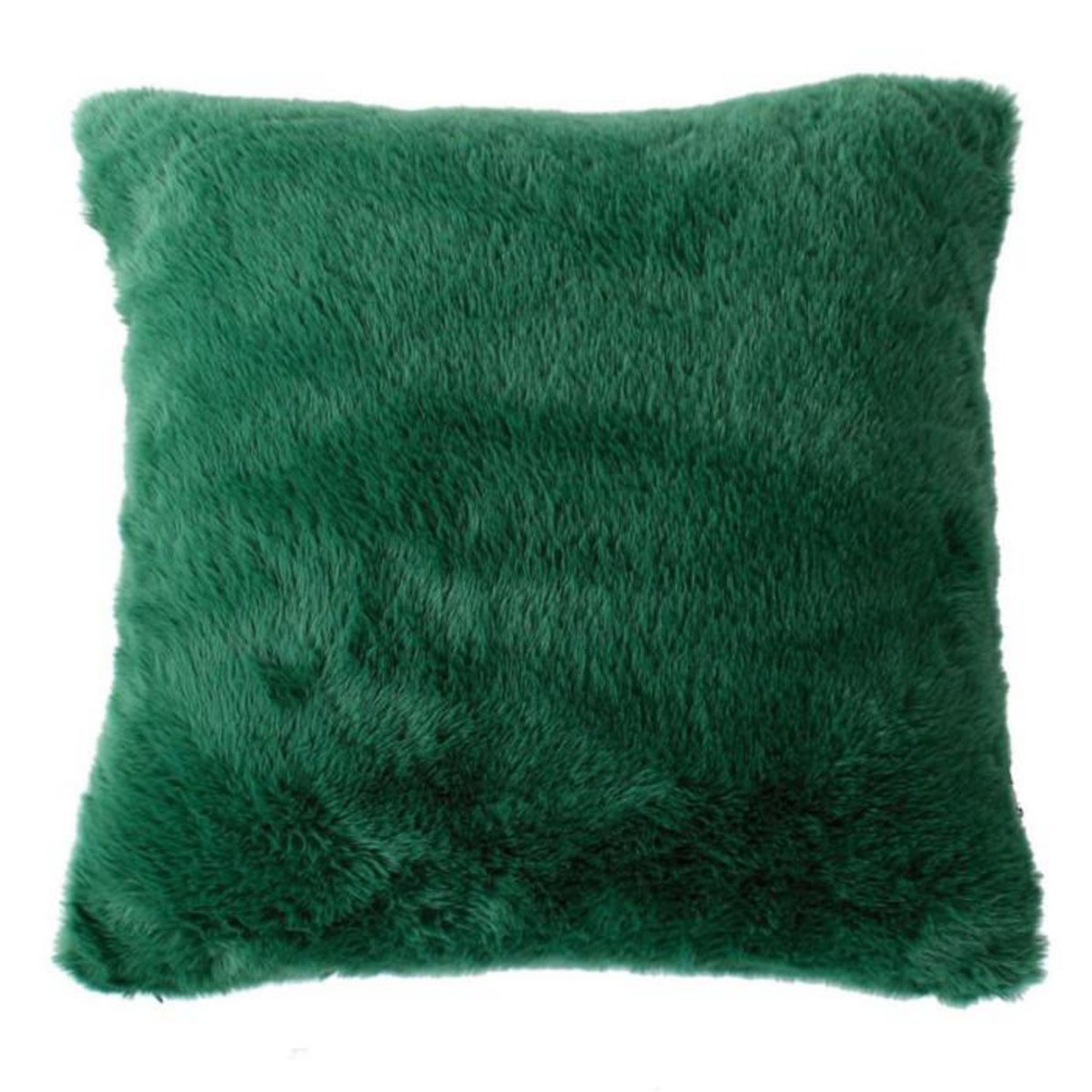 Paris Prix Coussin Déco Imitation Fourrure  Rabbit Pop  40x40cm Vert