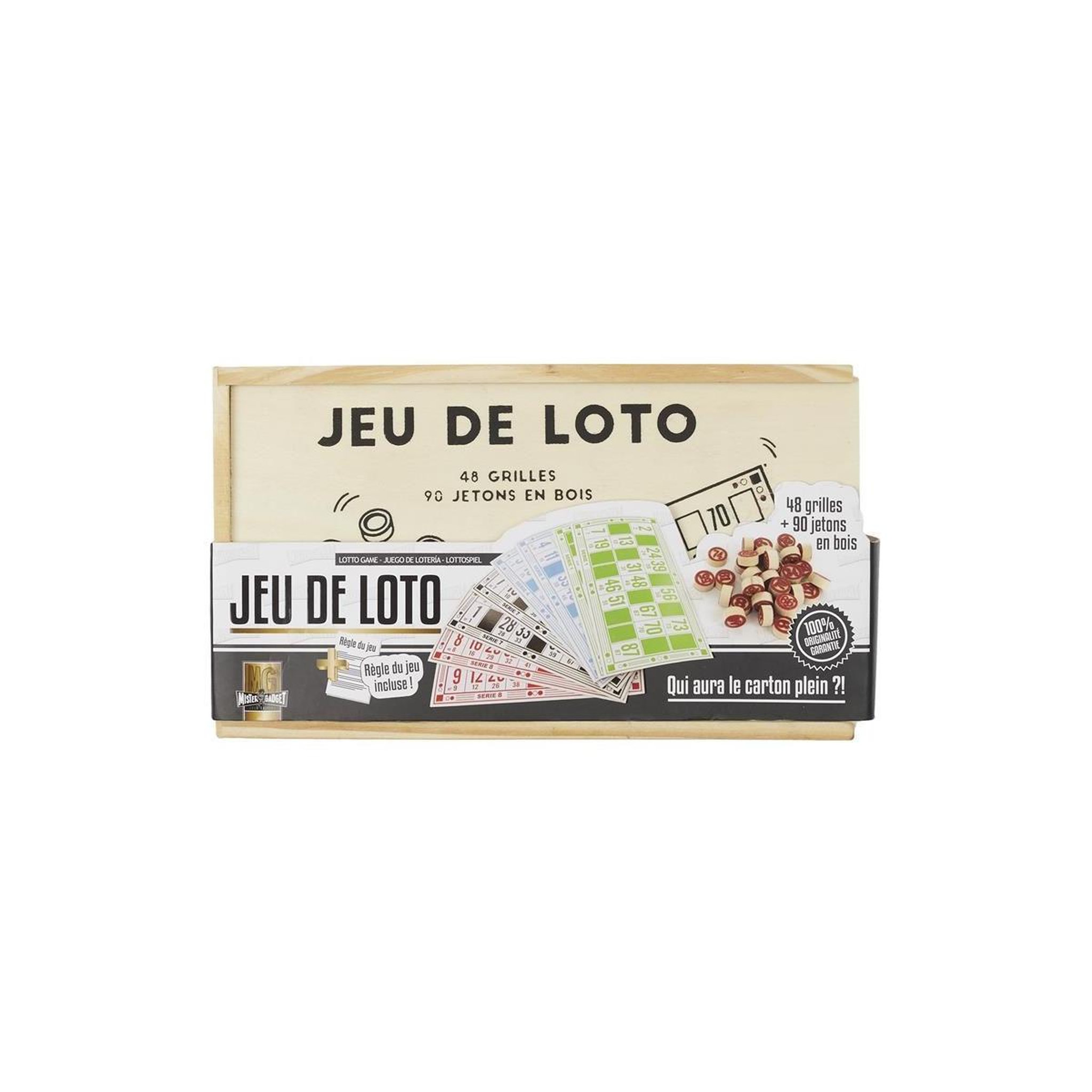 Voir la diapositive 3 : MISTER GADGET Jeu de loto  carton plein  16cm multicolore