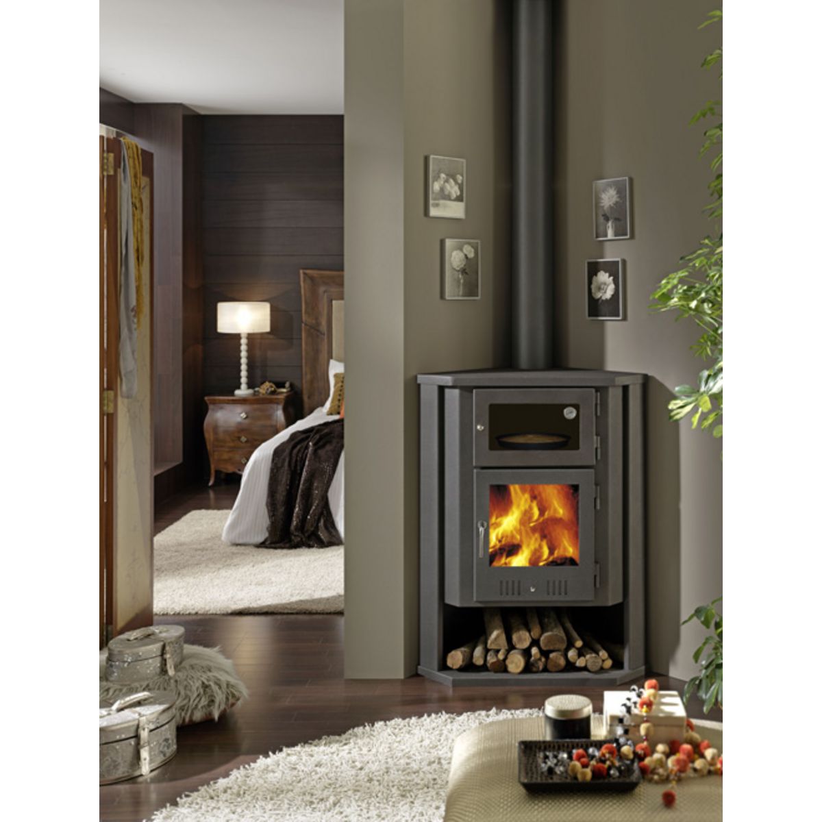 PANADERO Poêle à bois Coimbra - 14 kW