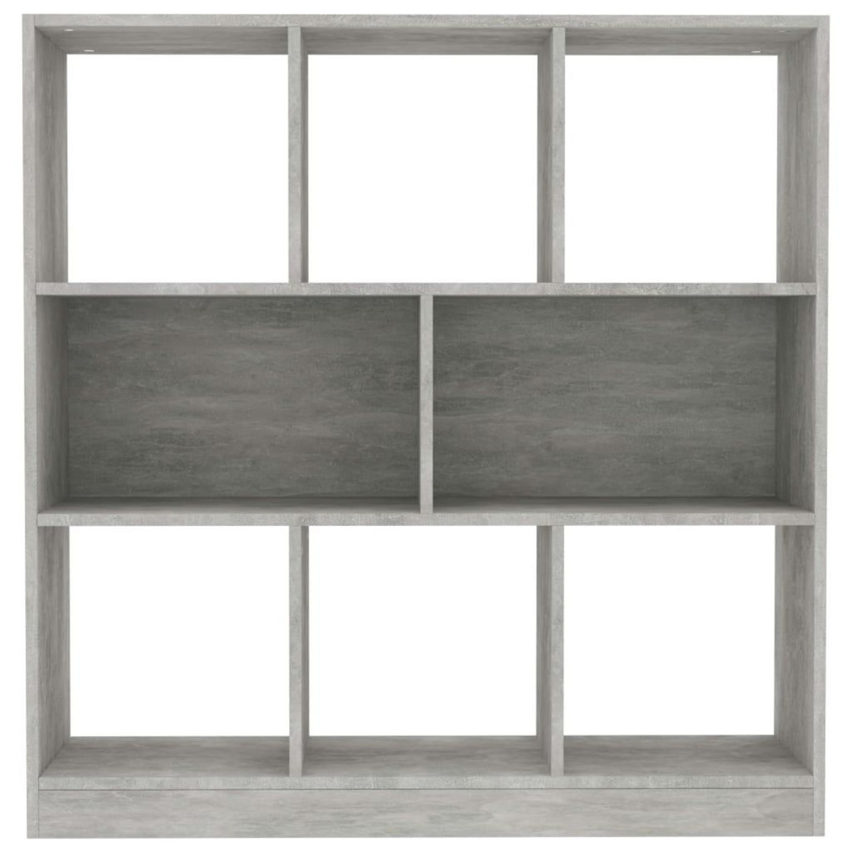 VIDAXL Bibliotheque Gris beton 97,5x29,5x100 cm Bois d'ingenierie