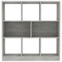 Voir la diapositive 4 : VIDAXL Bibliotheque Gris beton 97,5x29,5x100 cm Bois d'ingenierie