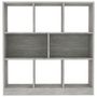 Voir la diapositive 4 : VIDAXL Bibliotheque Gris beton 97,5x29,5x100 cm Bois d'ingenierie