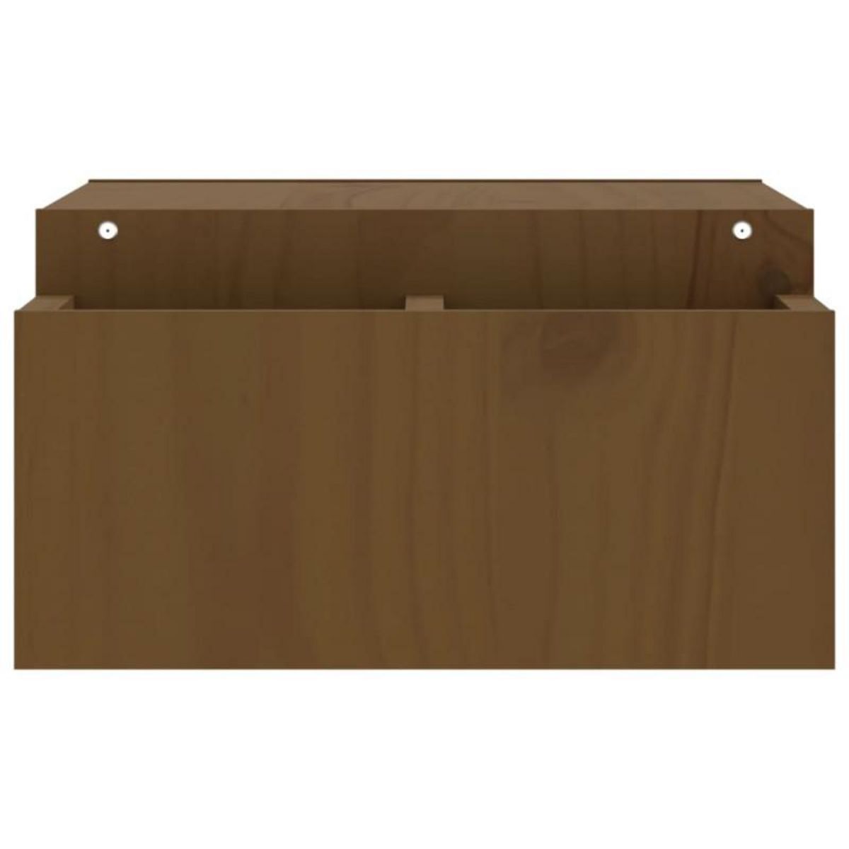 VIDAXL Support de moniteur Marron miel 70x27,5x15cm Bois de pin solide
