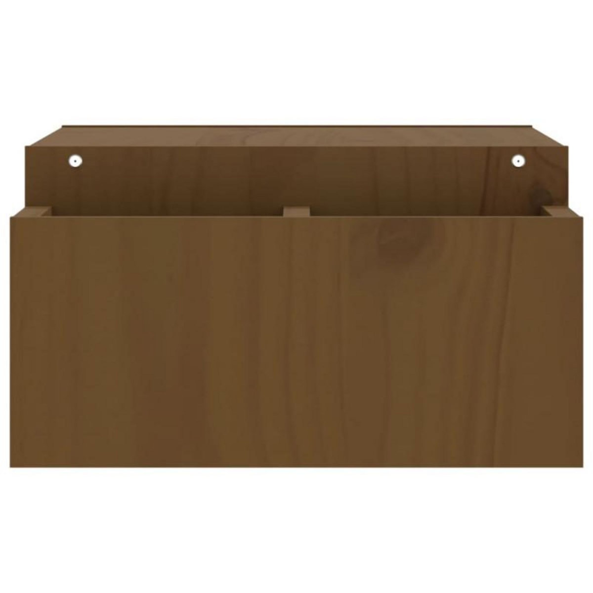VIDAXL Support de moniteur Marron miel 70x27,5x15cm Bois de pin solide